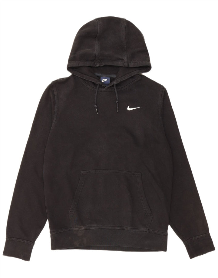 Nike - Sudadera con capucha para hombre, talla pequeña, algodón negro