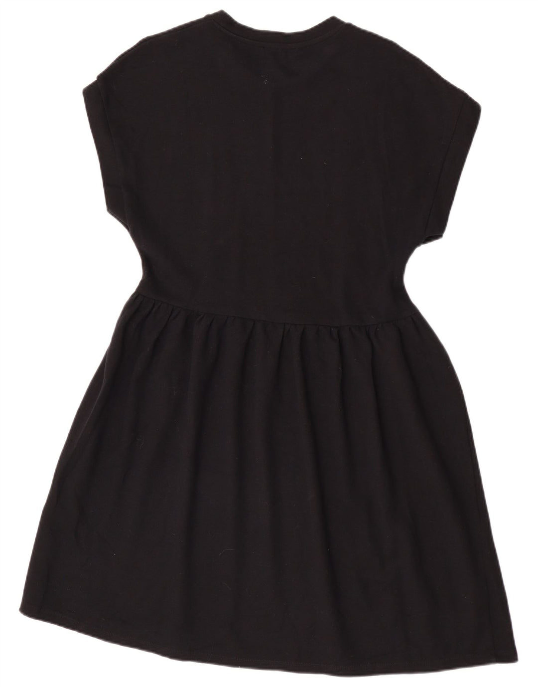 Zara Mujer Vestido Acampanado UK 42 Mediano Negro