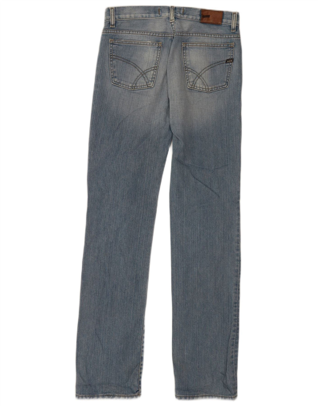 Vaqueros Recto Mujer Gas W27 L32 Algodón Azul