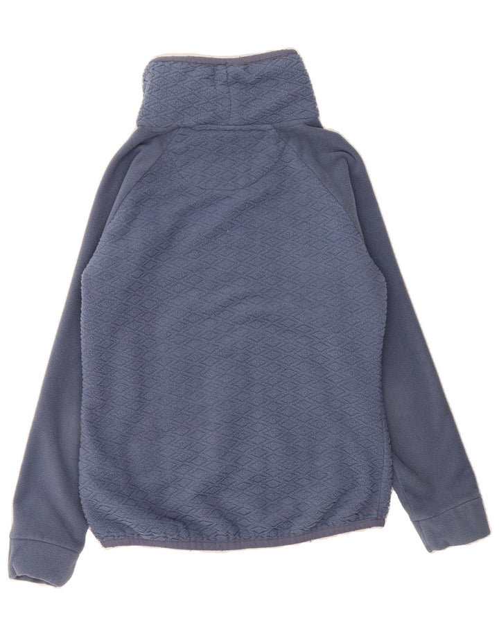 WEIRD FISH Womens Oversized Fleece Jumper UK 10 Small Navy Blue Polyester Vintage Weird Fish and Second-Hand Weird Fish from Messina Hembry 