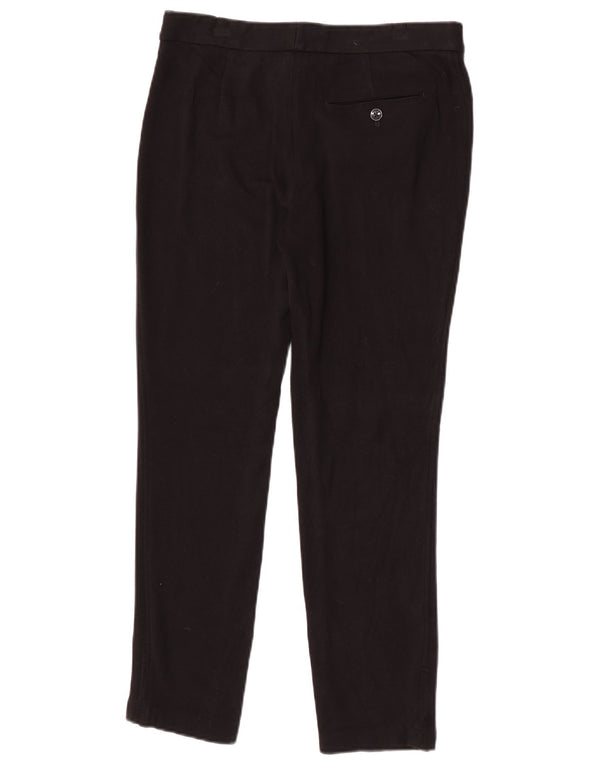 Ralph Lauren Pantalones casuales delgados para mujer US 6 Medium W28 L27 Viscosa negra