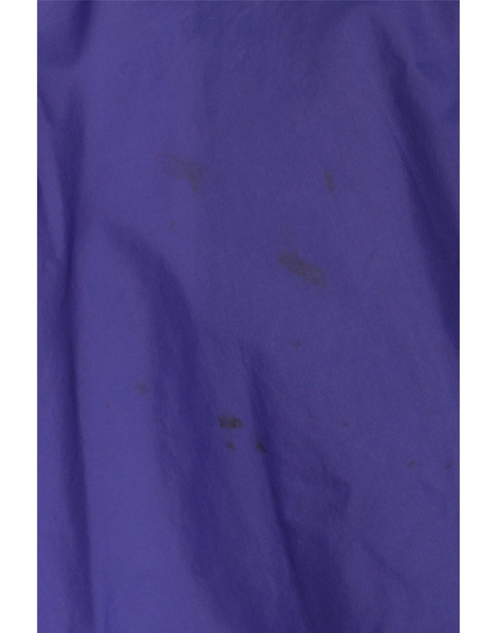 K-WAY Chaqueta cortavientos para hombre UK 38 Mediana Púrpura Colorblock Poliamida