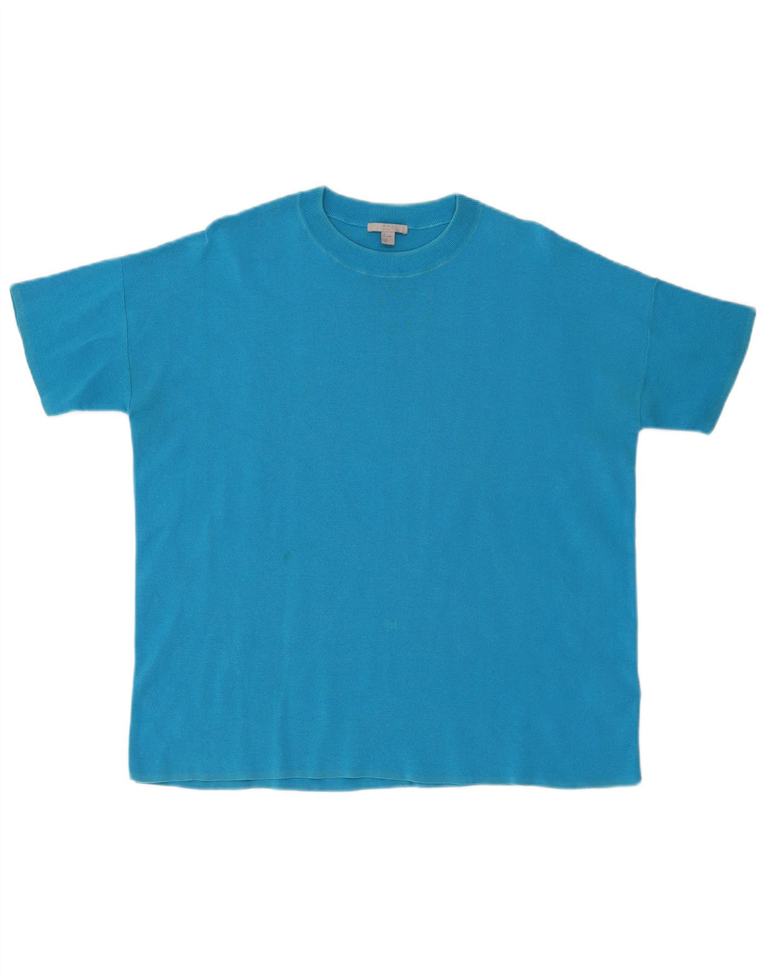 Cos - Camiseta holgada para hombre, talla pequeña, algodón azul