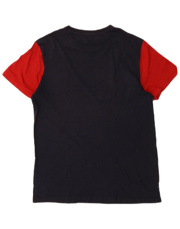 Asociación de Polo de EE. UU. Camiseta Estampada Con Estampado Top Medium Azul Marino Colorblock |
