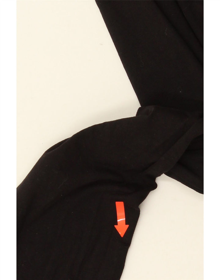 PUMA Leggings gráficos para mujer UK 12 Mediano Algodón negro