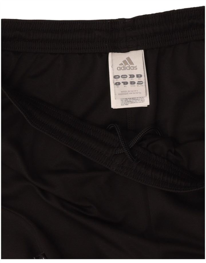 ADIDAS Pantalones cortos deportivos Climalite para hombre XL Poliéster negro