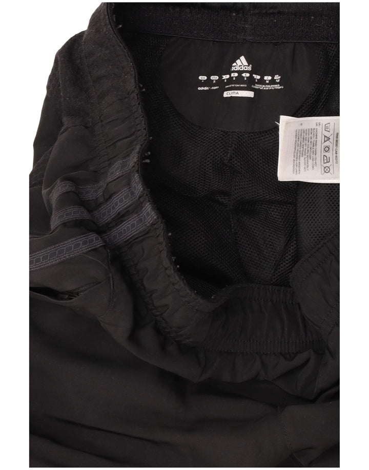 Adidas Hombre Climacool Chándal Pantalones Pequeños Negro Colorblock Poliéster