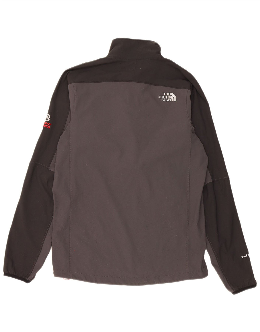 The North Face Hombre Zip Neck Jersey Chándal Top Pequeño Gris Colorblock