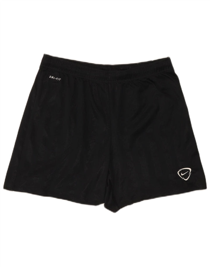 Pantalones cortos deportivos Nike Dri Fit para hombre Poliéster a rayas negras medianas