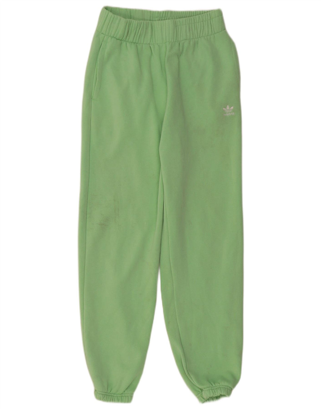 ADIDAS Pantalones de chándal para mujer Joggers UK 12 Algodón verde medio