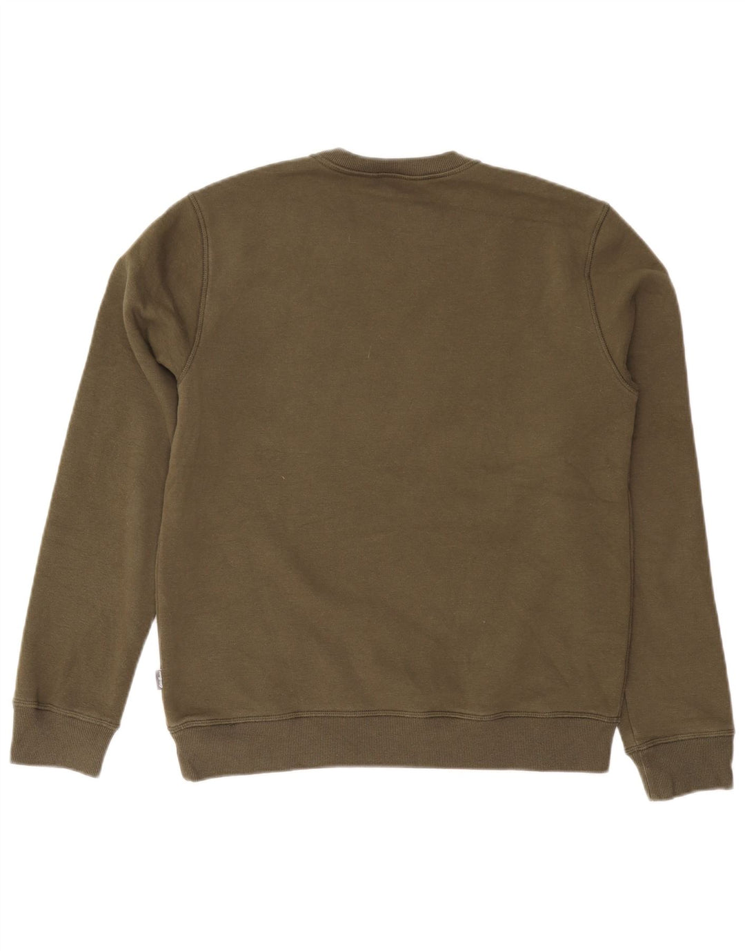 Eddie Bauer Hombre Sudadera Jumper Medium Caqui Algodón