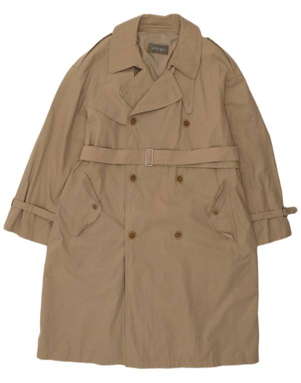 Gabardina Allegri Hombre IT 50 Grande Algodón Beige