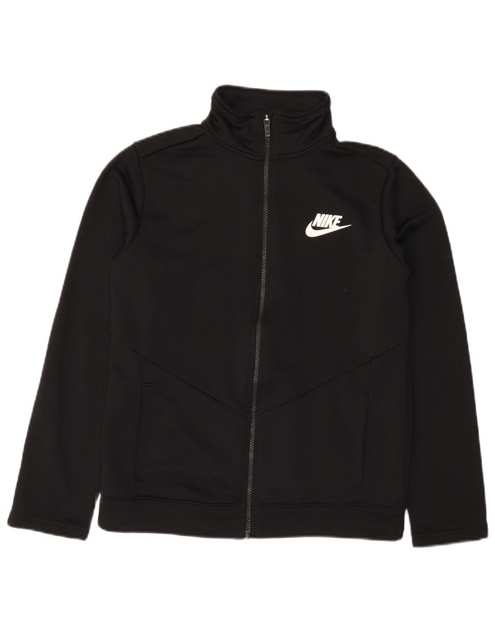 Nike Chaqueta de chándal para niño 13-14 años XL Negro Poliéster