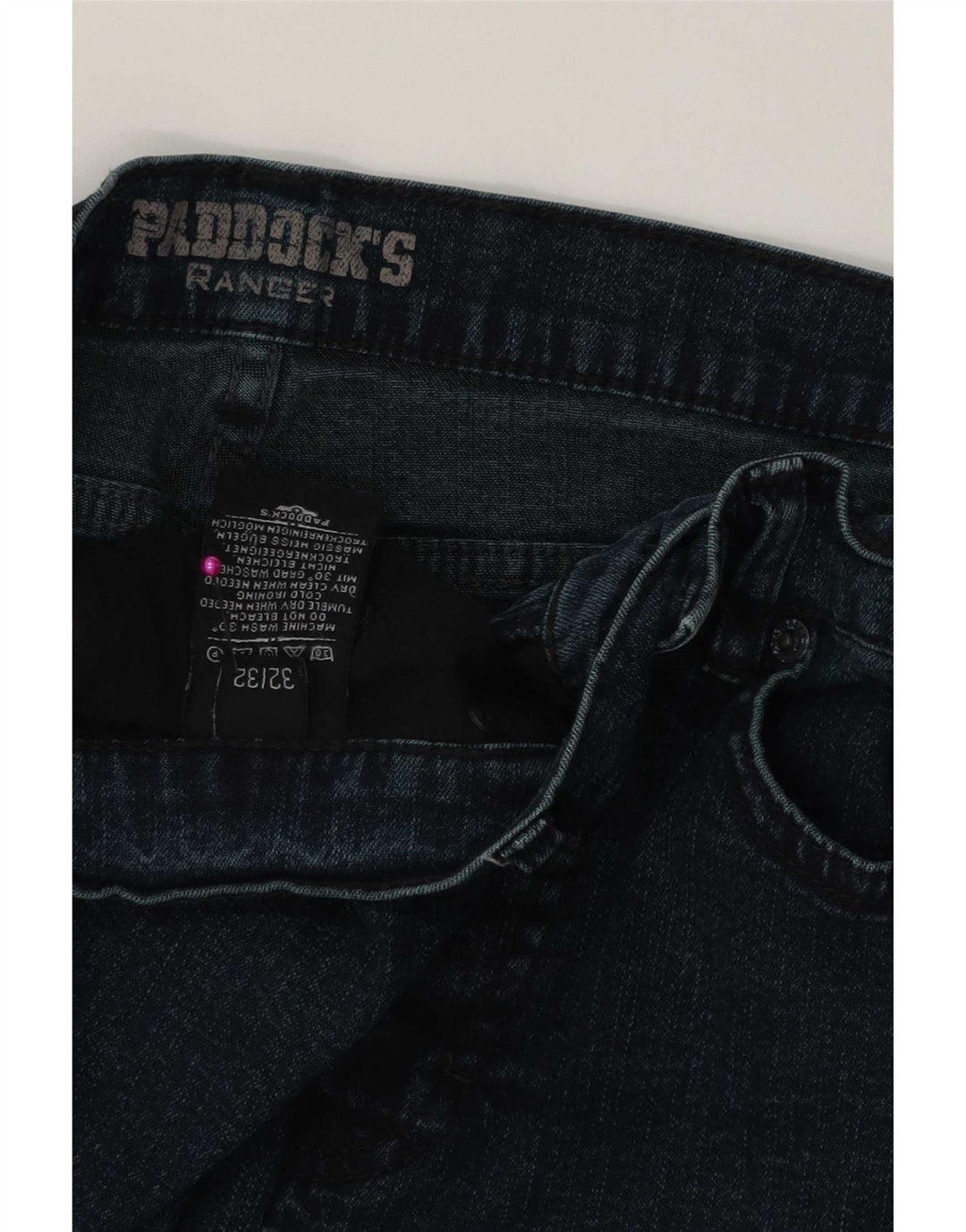 Paddock's Vaqueros Rectos Mujer W32 L32 Azul Algodón
