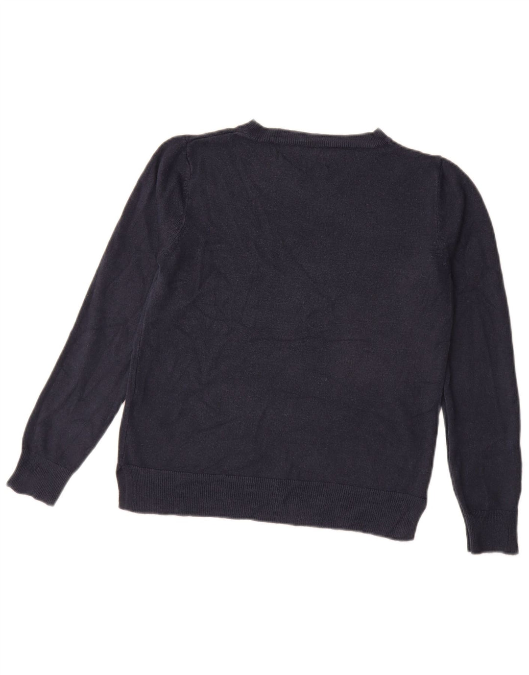 Marks & Spencer - Jersey de cuello redondo para mujer, talla 40, talla M, color azul marino