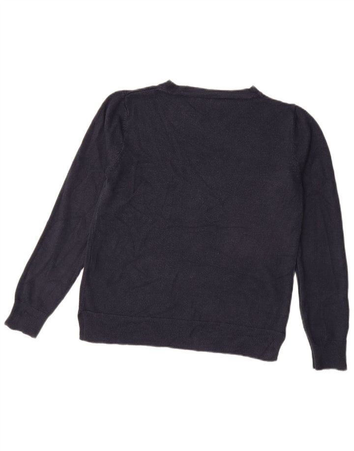 Marks & Spencer - Jersey de cuello redondo para mujer, talla 40, talla M, color azul marino