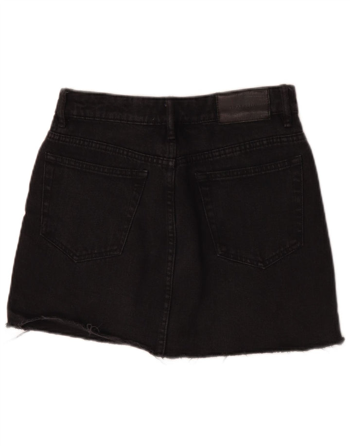Falda Vaquera Trafaluc Mujer Pequeña W26 Negro