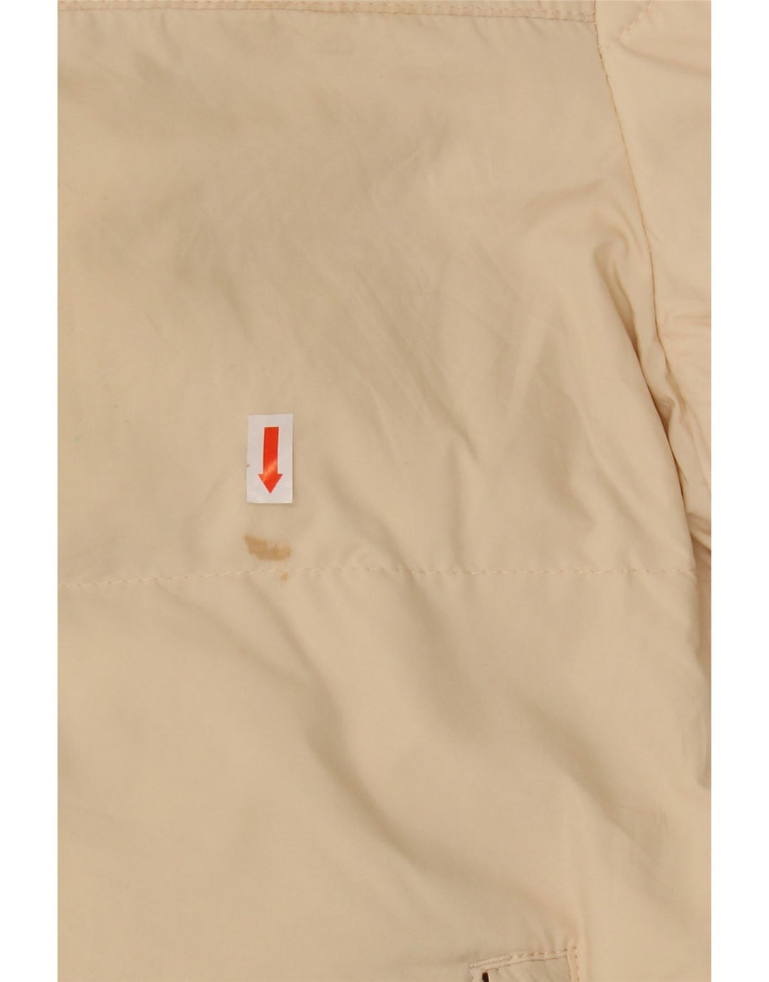 ZARA Chaqueta acolchada para hombre UK 36 Small Beige Nylon