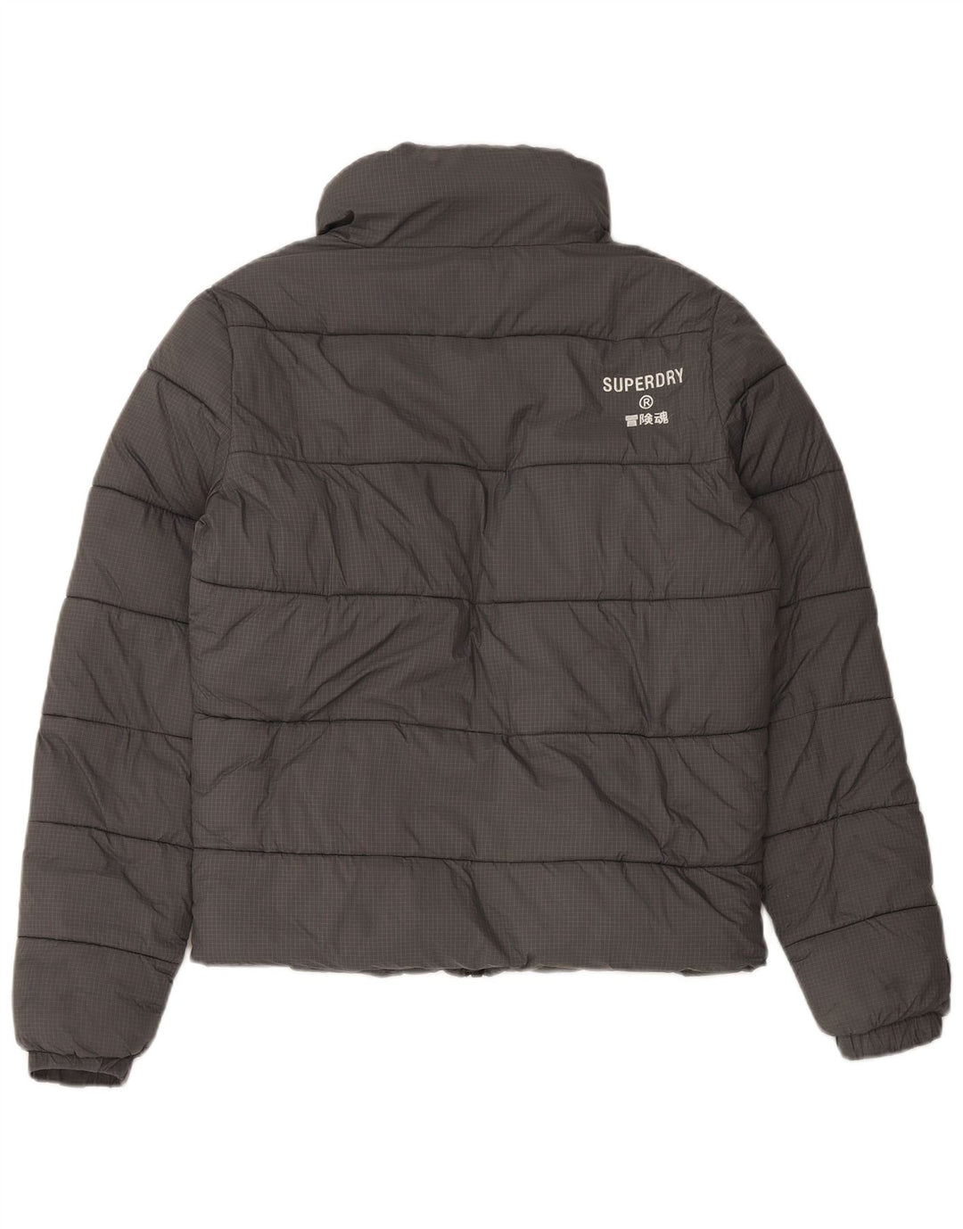 SUPERDRY Chaqueta acolchada para hombre UK 36 Small Grey Nylon