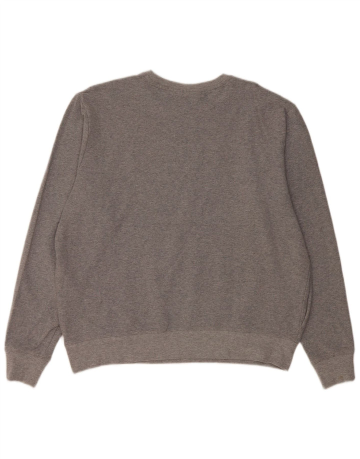 Fila - Sudadera para mujer, talla 40, talla grande, algodón gris