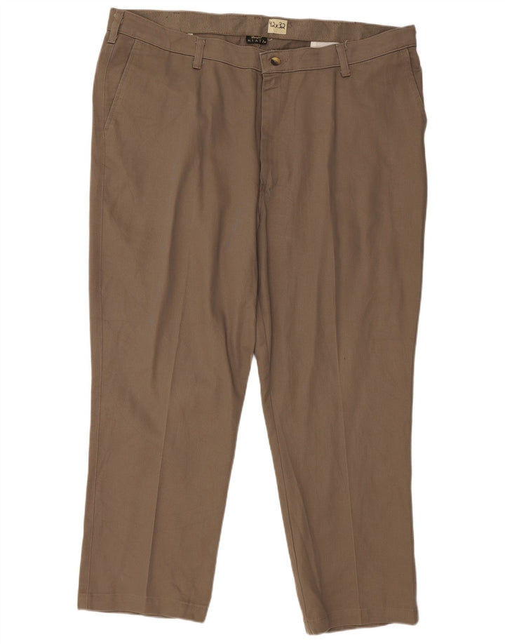 WRANGLER Pantalones chinos rectos Riata para hombre W42 L32 Algodón beige