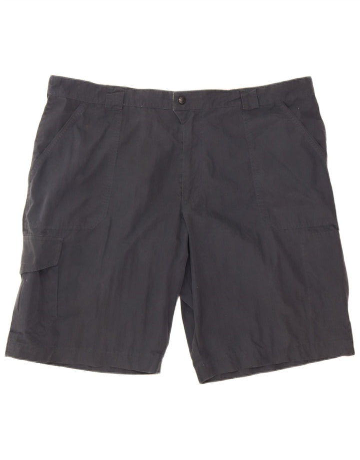 Marks & Spencer Pantalones cortos cargo para hombre W42 2XL Algodón azul marino