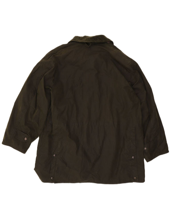 OUTBACK Chaqueta de algodón encerado para hombre UK 40 Large Khaki