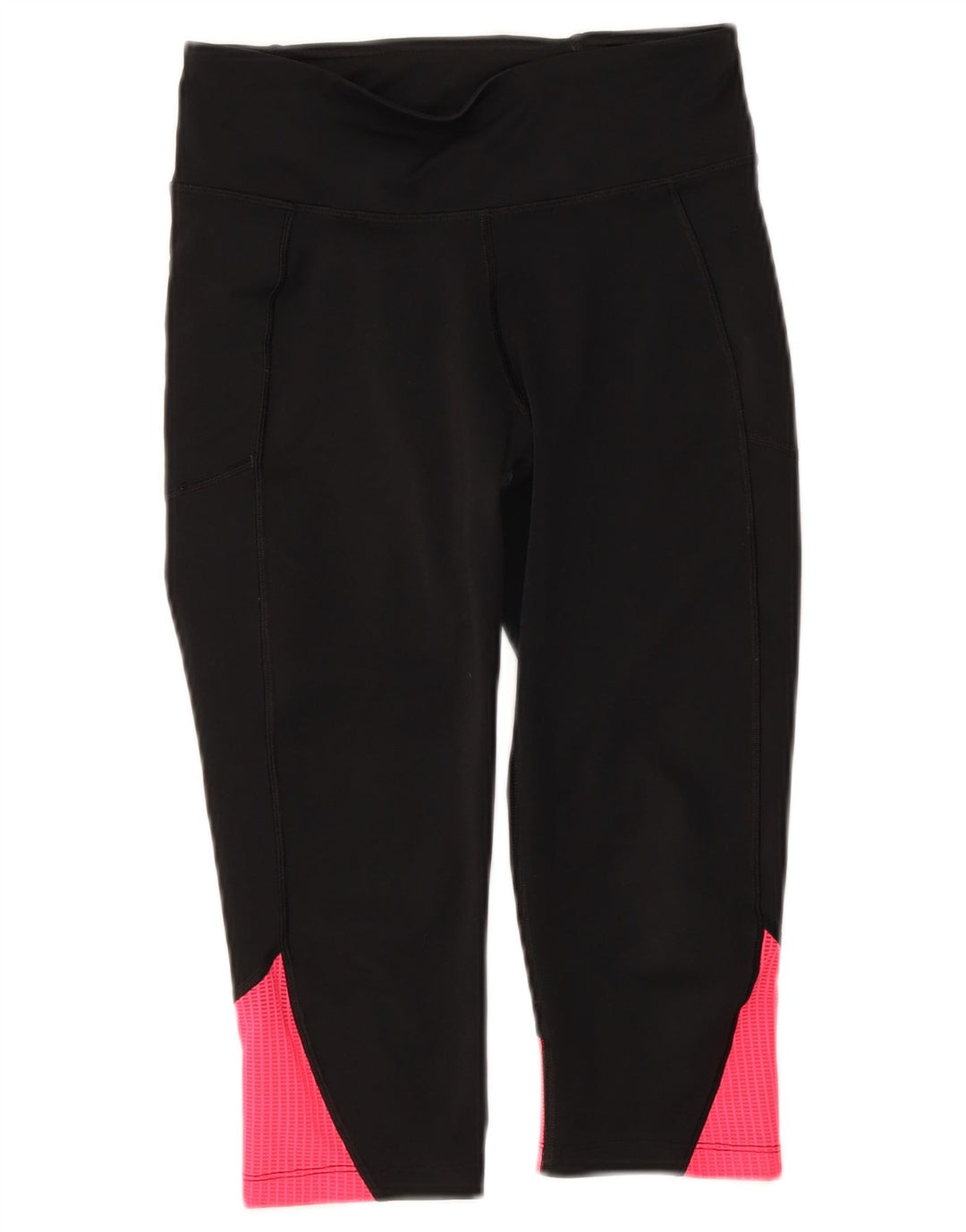 Under Armour Leggings capri para mujer UK 8 Small Black Colorblock