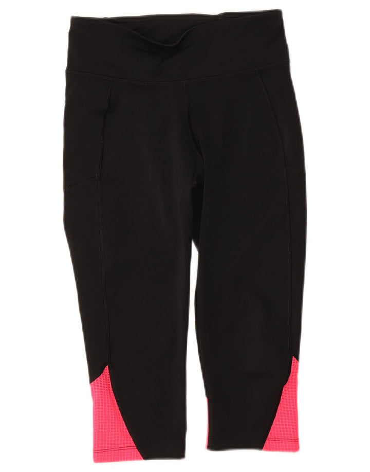 Under Armour Leggings capri para mujer UK 8 Small Black Colorblock