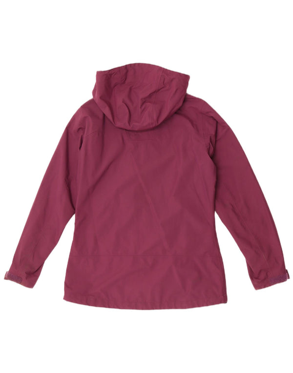 Berghaus Chaqueta impermeable con capucha para mujer UK 42 Medium Borgoña Poliamida