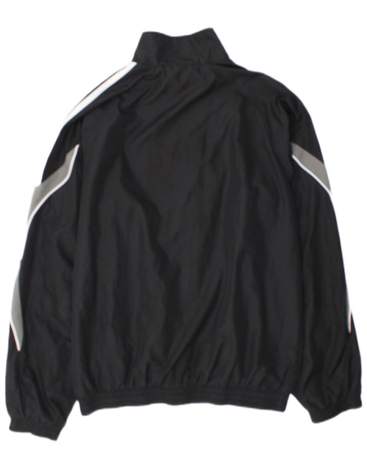 Adidas - Chaqueta de chándal para hombre, talla 36/38, talla pequeña, color negro, poliéster
