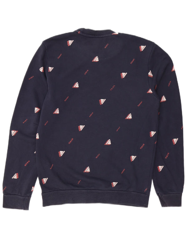 ADIDAS Sudadera gráfica para hombre Jumper Small Azul marino
