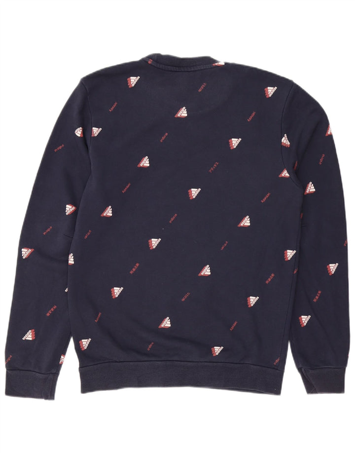 ADIDAS Sudadera gráfica para hombre Jumper Small Azul marino