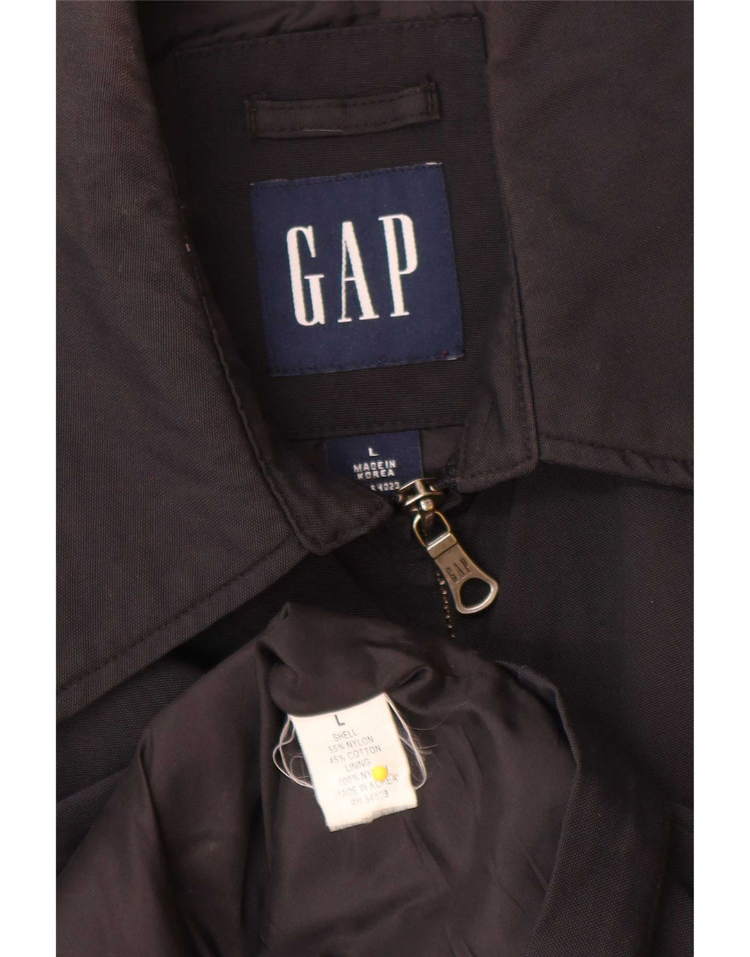 Gap Chaqueta utilitaria para hombre UK 40 Large Nylon azul marino