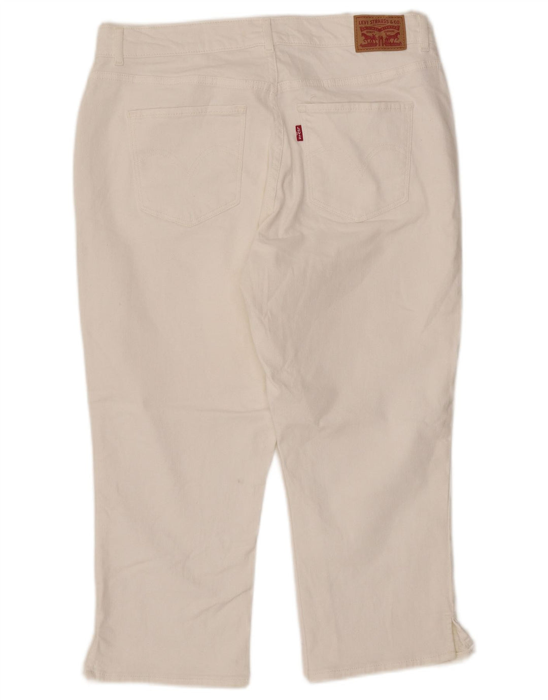 LEVI'S Vaqueros Capri Clásicos para Mujer W31 L21 Blanco