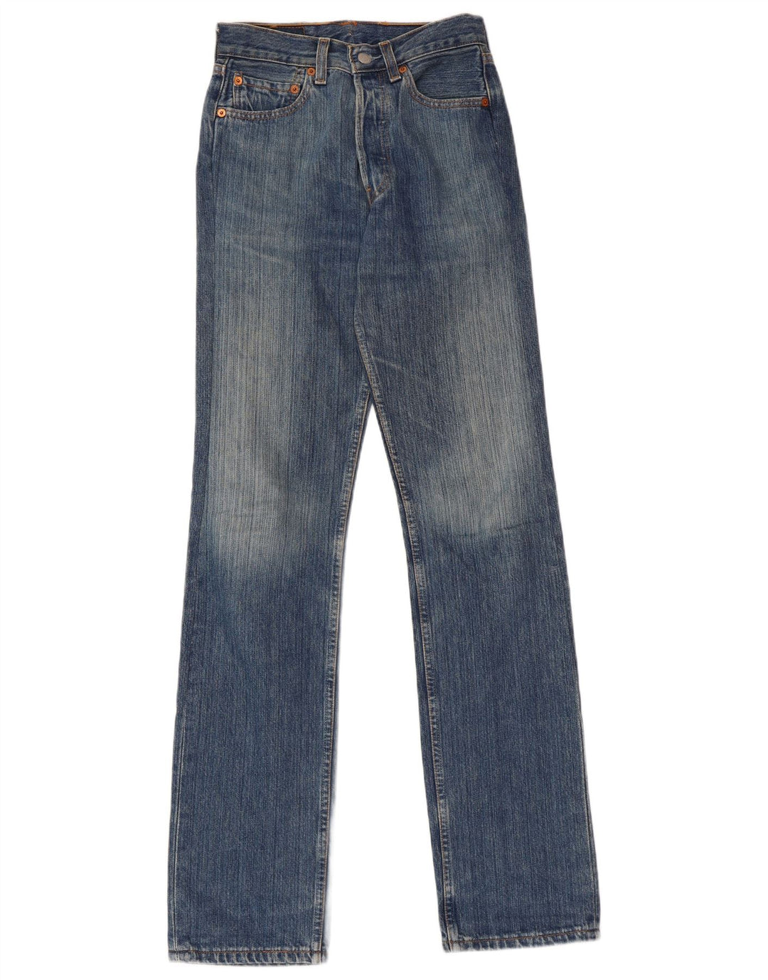 LEVI'S Vaqueros Rectos 501 Mujer W37 L34 Algodón Azul