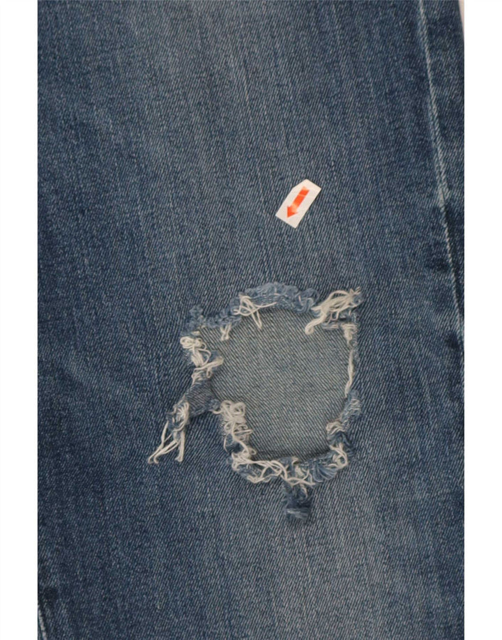 Rifle Jeans ajustados desgastados para hombre W38 L33 Algodón azul
