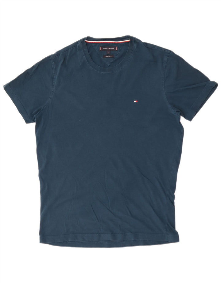 Camiseta Tommy Hilfiger Hombre Top Medium Azul Marino Algodón