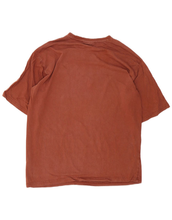 Fila Camiseta gráfica para hombre Top XL Algodón marrón