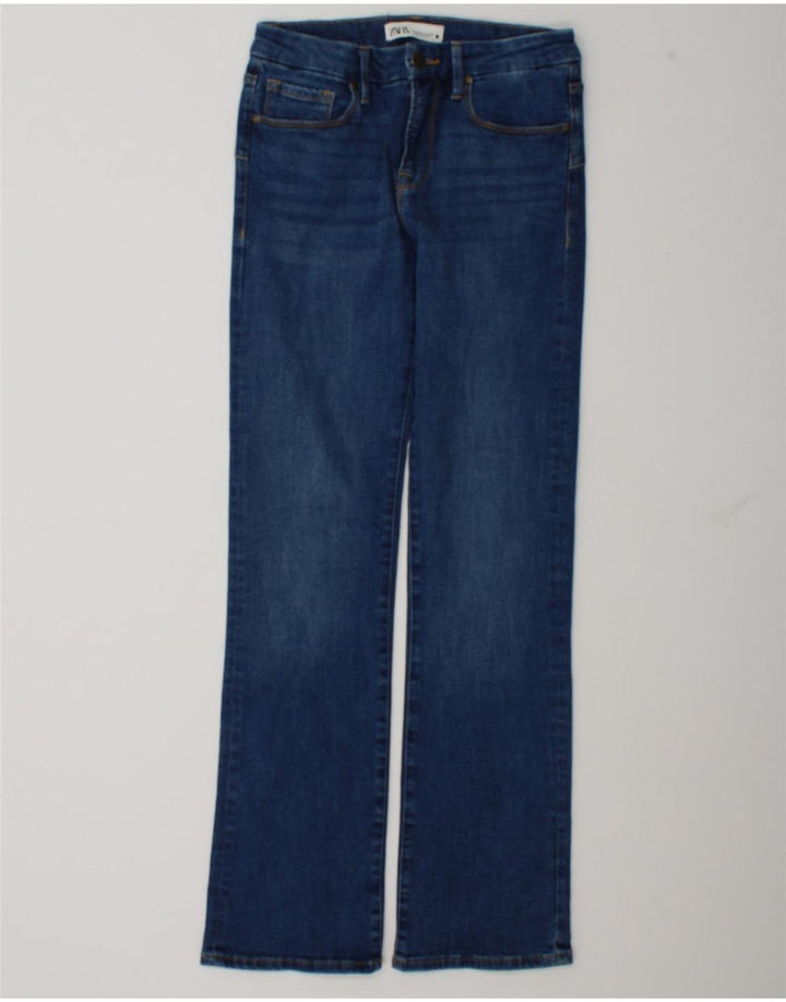 Zara Jeans Bootcut para Mujer EU 38 Small W28 L32 Algodón Azul