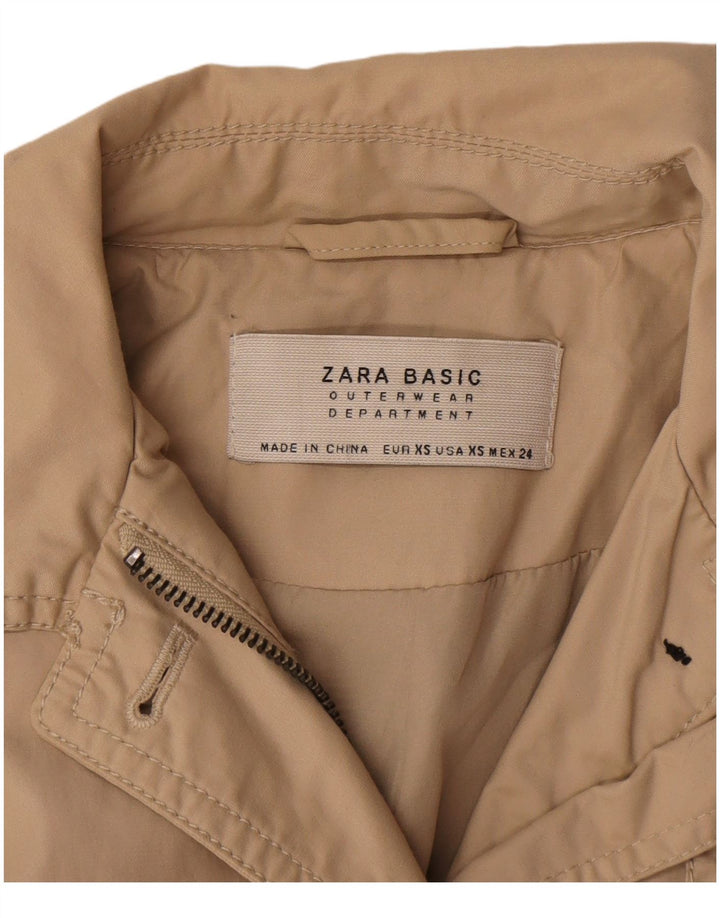 Zara Mujer Gabardina UK 6 XS Beige