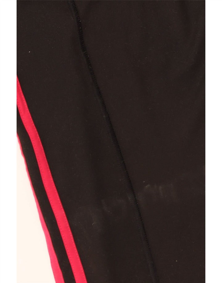 ADIDAS Mujer Climalite Chándal Pantalones UK 40 Grande Poliéster Negro
