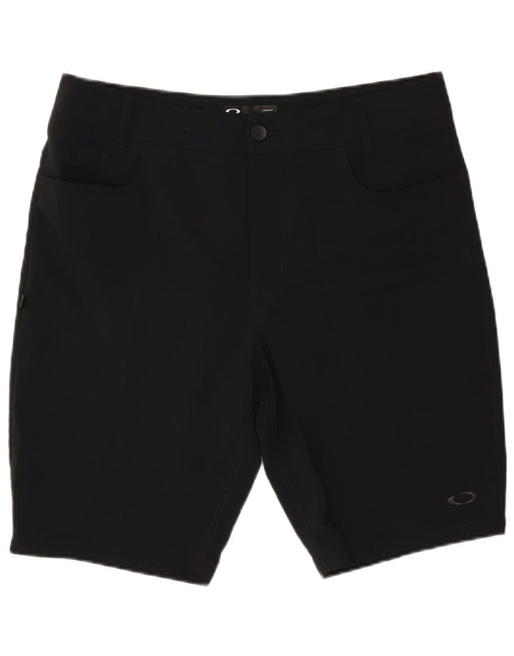 Oakley Pantalones cortos casuales de ajuste regular para hombre W36 Grande Negro