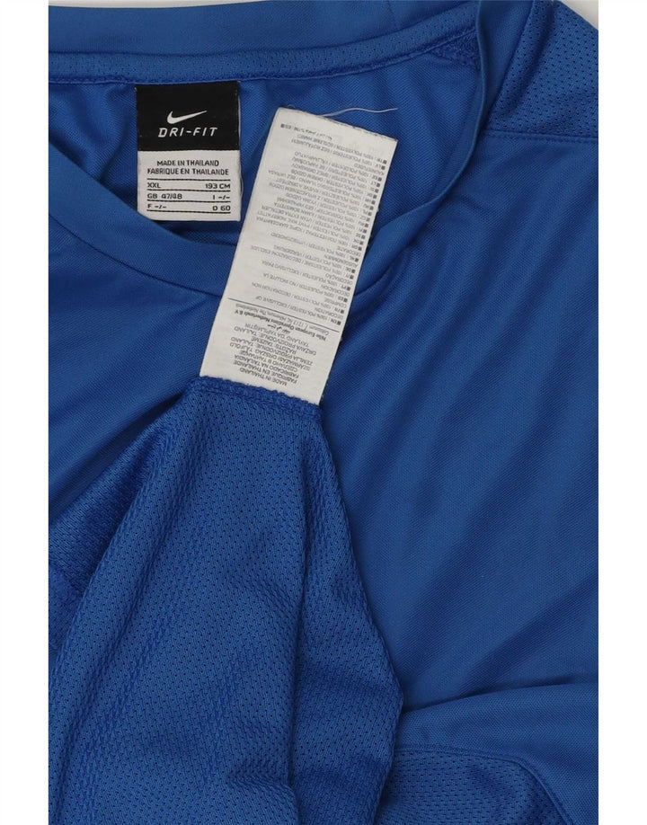 Nike Camiseta Hombre Top 2XL Azul Poliéster Deportes