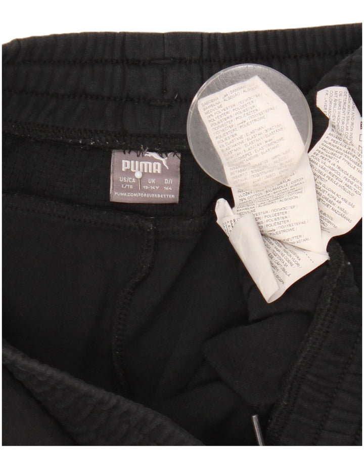 Puma Pantalones cortos deportivos para niño 13-14 años Algodón negro