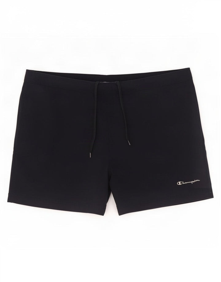 Champion Pantalones Cortos Deportivos Para Hombre Poliamida Azul Marino Mediano