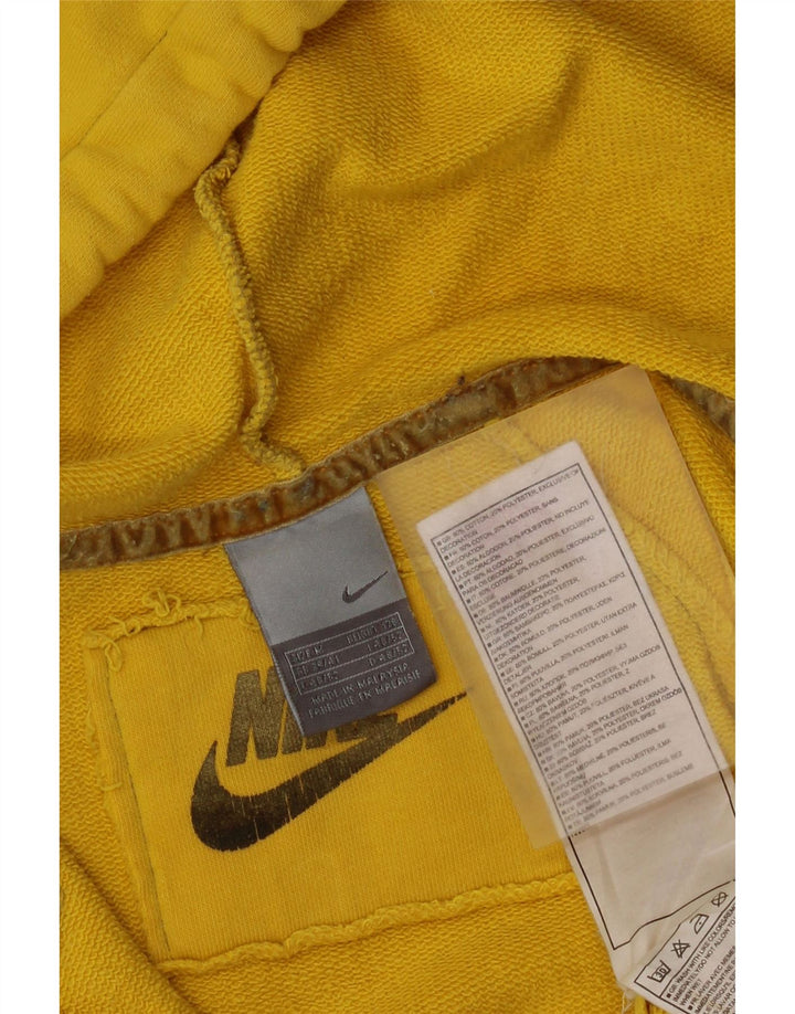 Nike Sudadera con capucha y cremallera gráfica para mujer Reino Unido 12 Algodón amarillo mediano