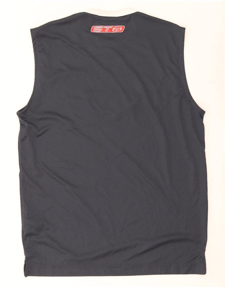 Sergio Tacchini Camiseta sin mangas estampada para hombre Poliéster gris medio