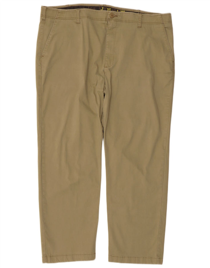 LEE Pantalones chinos rectos X-treme Comfort para hombre W44 L30 Algodón caqui