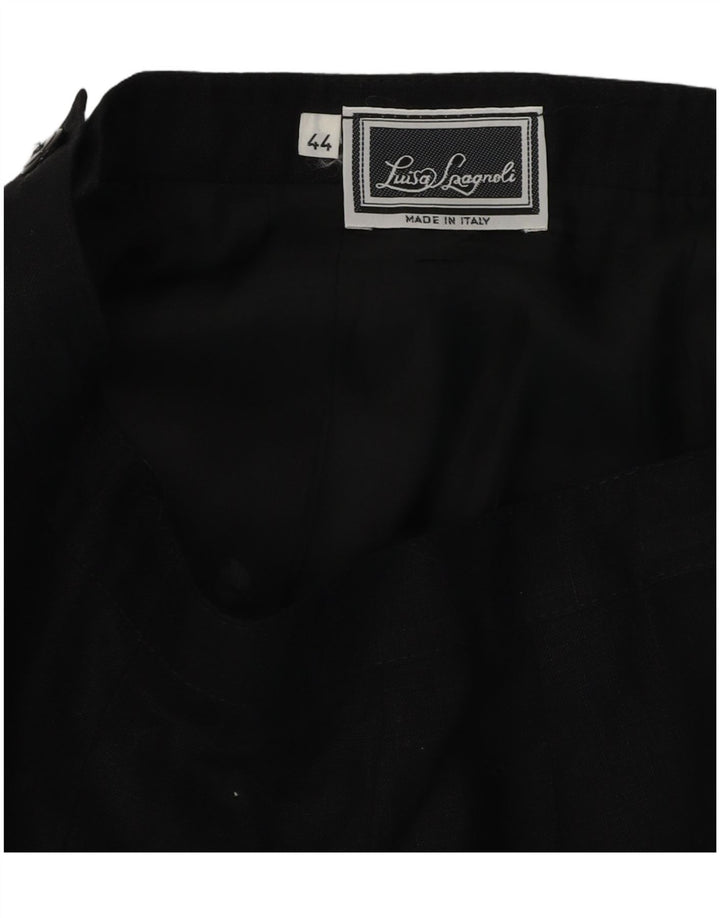 Luisa Spagnoli Falda lápiz para mujer IT 44 Mediana W30 Negro